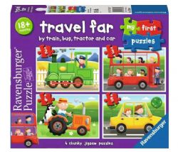 RAVENSBURGER CASSE-TÊTE 2,3,4,5 PIÈCES - MY FIRST PUZZLES - VOYAGE AU LOIN #07303